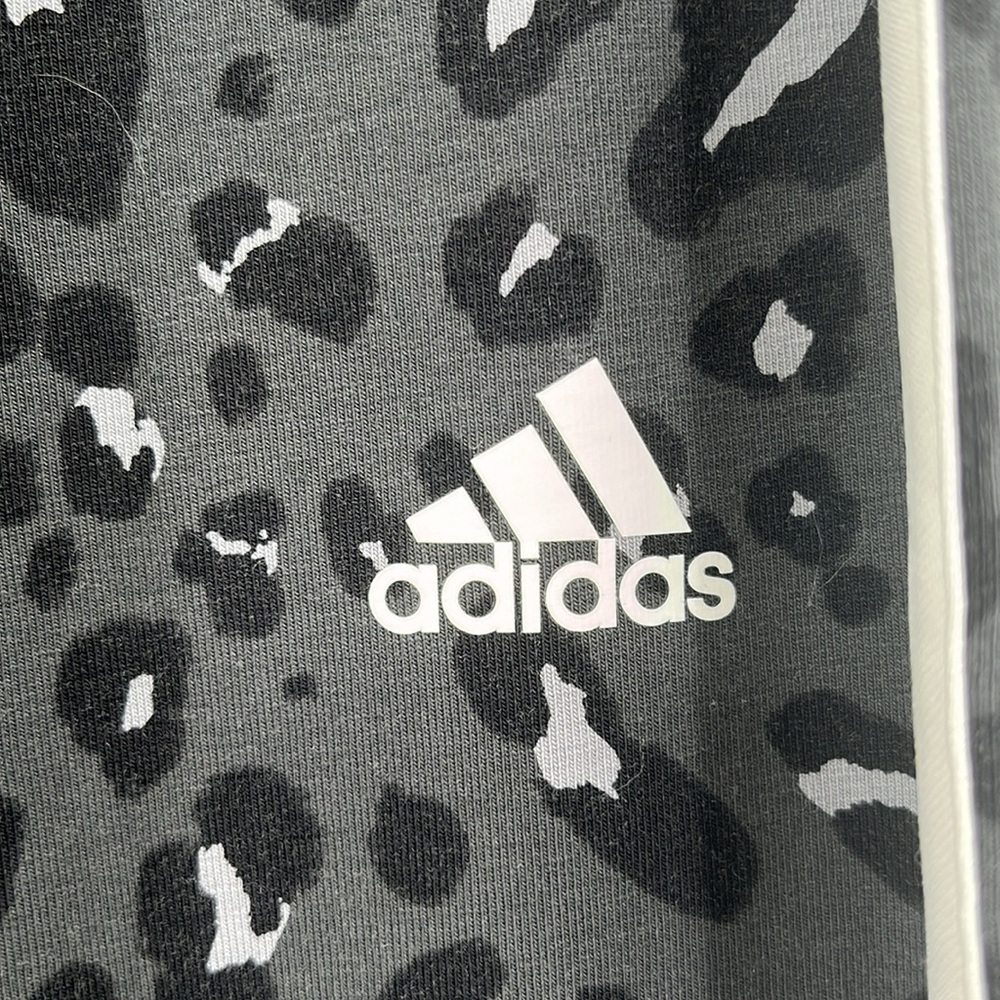 NWT ADIDAS LEOPARD PRINT LEGGINGS - Picture 7 of 13